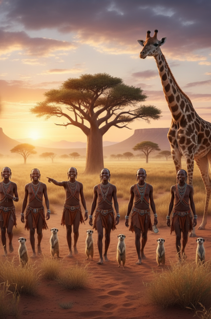 À la rencontre des peuples et de la faune du Kalahari